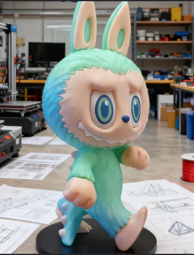 Labubu Mint Edition 3D printed collectible figure